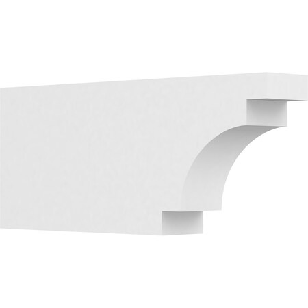 Ekena Millwork Standard Mediterranean Architectural Grade PVC Rafter Tail, 4"W X 10"H X 24"L RFTP04X10X24MED